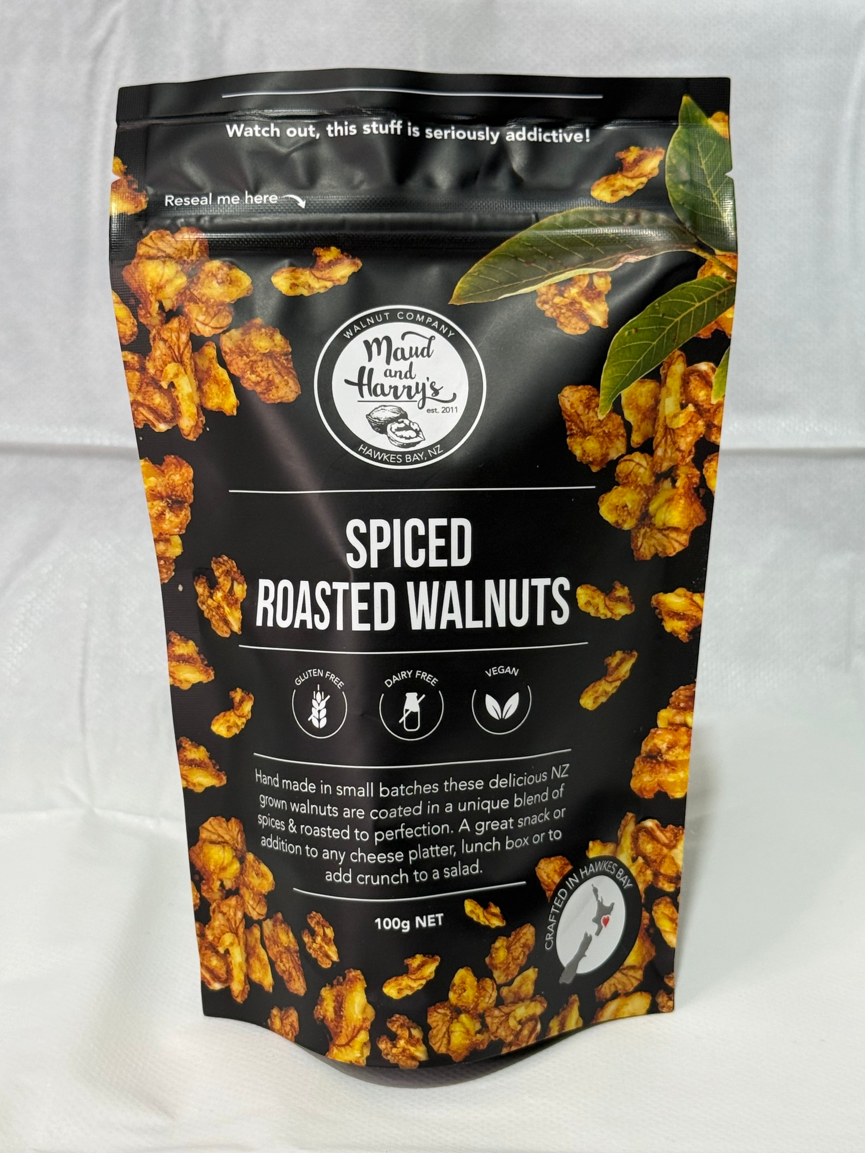 Spiced Roasted Walnuts